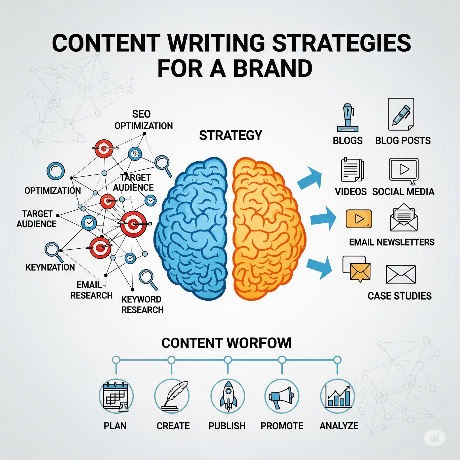 صورة توضح أساسيات التدقيق اللغوي
